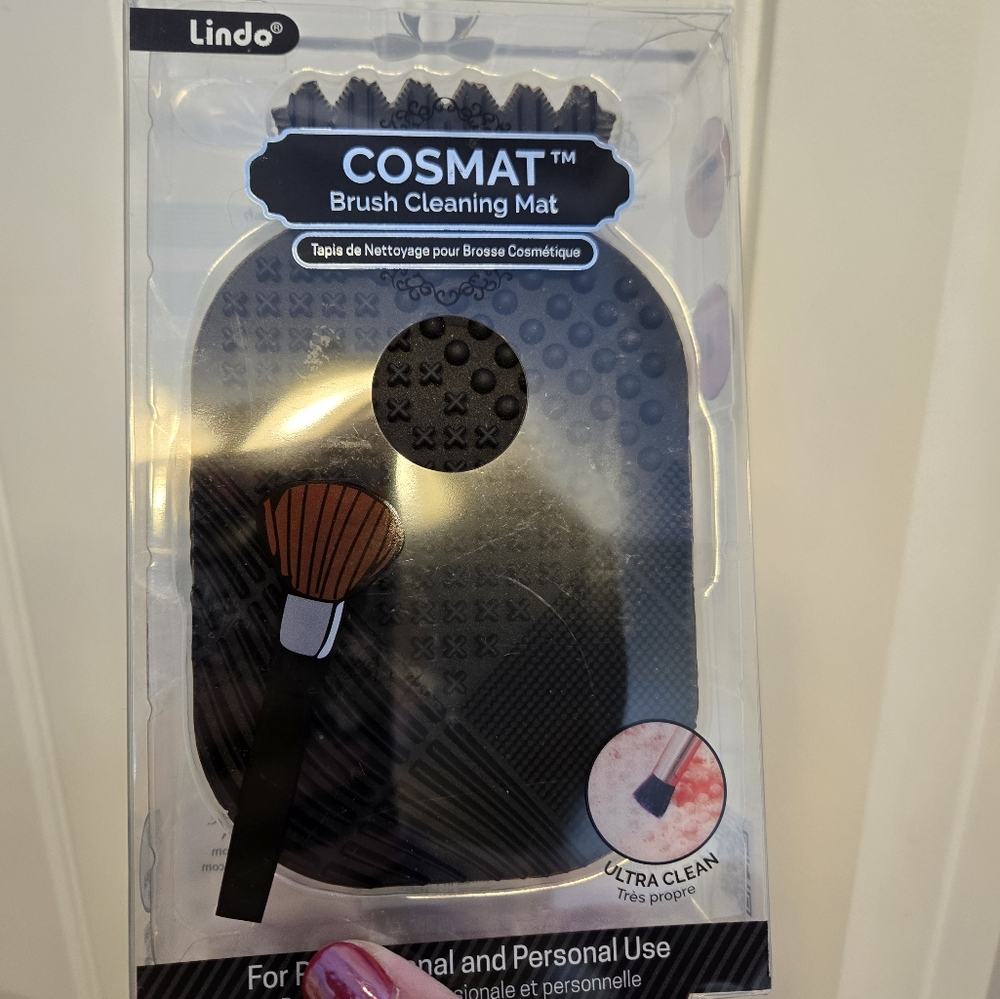 Lindo COSMAT Brush Cleaning Mat - Black
